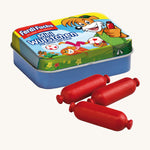 Erzi Toy Mini Sausages in a Tin