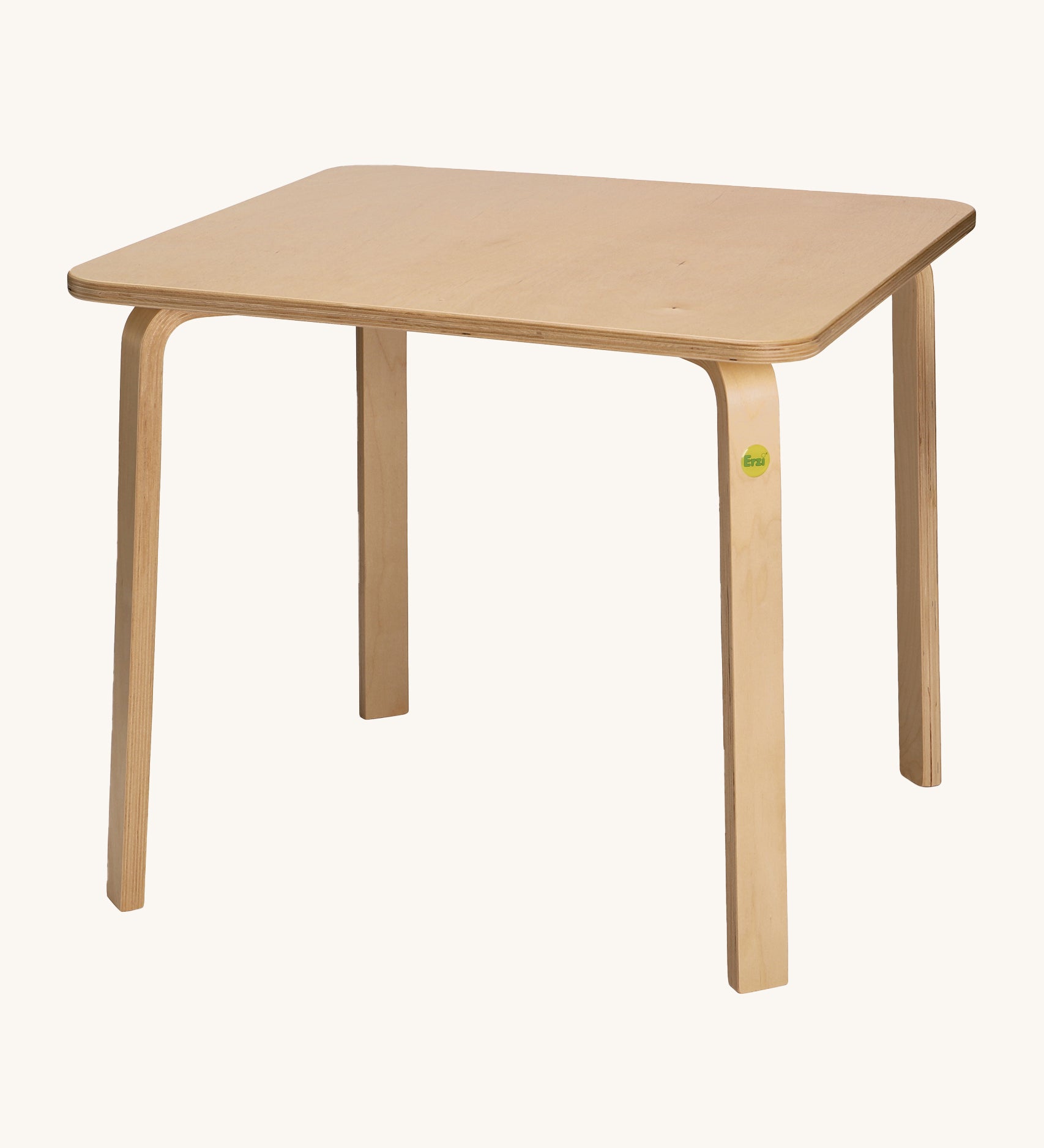 Erzi Kids Wooden Table. This lovely table is perfect for little ones to read a book, do arts and crafts, or to play on. Pair well with the Erzi Wooden Stool