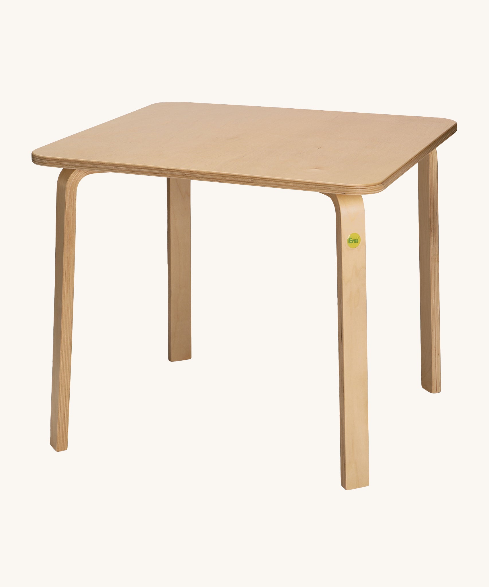 Erzi Kids Wooden Table. This lovely table is perfect for little ones to read a book, do arts and crafts, or to play on. Pair well with the Erzi Wooden Stool