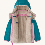 Patagonia Baby Reversible Tribbles Hoody -  Sierra Pink