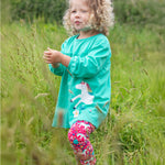 Frugi Tilly Outfit - Pacific Aqua/Wild Horses