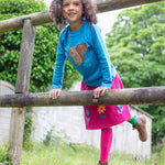 Frugi Norah Tights - Deep Water Colour Block