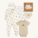 Coffret cadeau en mousseline Frugi Baby - Buzzy Bee