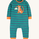 Barboteuse Frugi Rowan - Rayure Iguane/Tigre