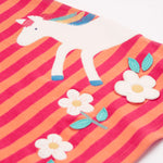 Robe Frugi Dolcie - Rayures cantaloup/cheval