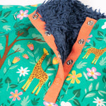 Couverture polaire douillette Frugi - Une tour de girafes