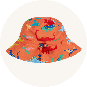 Frugi sun hat on cream background to represent Frugi hats at Babipur.