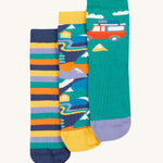 Lot de 3 paires de chaussettes Rock My Socks de Frugi - Aventures alpines