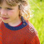 Pull Frugi Top Notch - Bleu marine