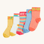 Lot de 5 paires de chaussettes Frugi Sunnie - Dream Big