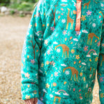 Frugi Snuggle Fleece - A Tower Of Giraffes