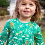 Frugi Dani Dress - A Tower Of Giraffes