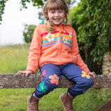 Frugi Perrin Parsnip Jogger - Navy Blue/Flowers