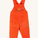 Frugi Durgan Cord Dungaree - Bonfire/Tiger