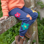 Frugi Perrin Parsnip Jogger - Navy Blue/Flowers