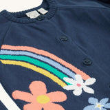 Cardigan tricoté Frugi Reva - Bleu marine/chat