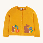 Cardigan Frugi Colby - Or/Amis d'automne