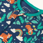 Frugi Zelah Zip Up All In One - Roarsome!