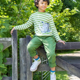 Pantalon Frugi Pioneer - Vert Jungle