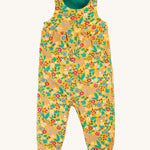 Frugi Lacey Reversible Dungaree - Iguana/Autumn Friends