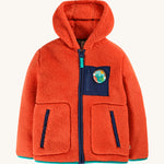 Veste polaire Frugi Toby Ted - Bonfire