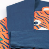 Frugi Happy Raglan Top - Tiger