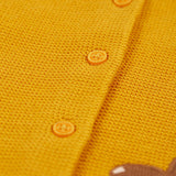 Frugi Colby Cardigan - Gold/Autumn Friends