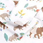 Frugi Kimono Zip Babygrow - Tapir Time