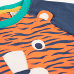 Frugi Happy Raglan Top - Tiger