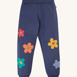 Pantalon de jogging Frugi Perrin Parsnip - Bleu marine/fleurs