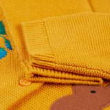 Frugi Colby Cardigan - Gold/Autumn Friends