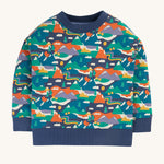 Sweat-shirt Frugi Superb - Aventures alpines bleu marine