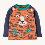 Frugi Happy Raglan Top - Tiger