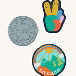 Frugi Get Outside/Rainbow Patch It - 3 Pack