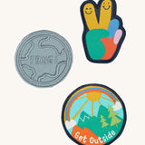 Frugi Get Outside/Rainbow Patch It - Lot de 3