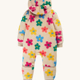 Frugi Cosy Ted Snuggle Suit - Flower Pop