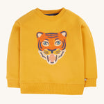 Frugi Superb Stitched Sweatshirt - Gold/Tiger