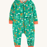 Frugi Zelah Zip Up All In One - A Tower Of Giraffes