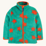 Frugi Zipped Ted Fleece Jacket - Bonfire Stars