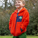 Veste polaire Frugi Toby Ted - Bonfire