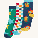 Frugi rock my socks beetles design