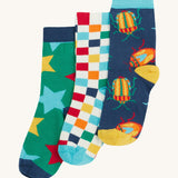 Frugi rock my socks beetles design