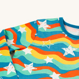 Frugi Cosy Ember Top - Wavy Stars