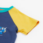 Frugi Renny Raglan T-Shirt - Dino