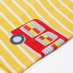 Frugi Layla Wrap Around Dress - Fire Engine