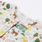 Frugi Lovely Babygrow - Farm Life