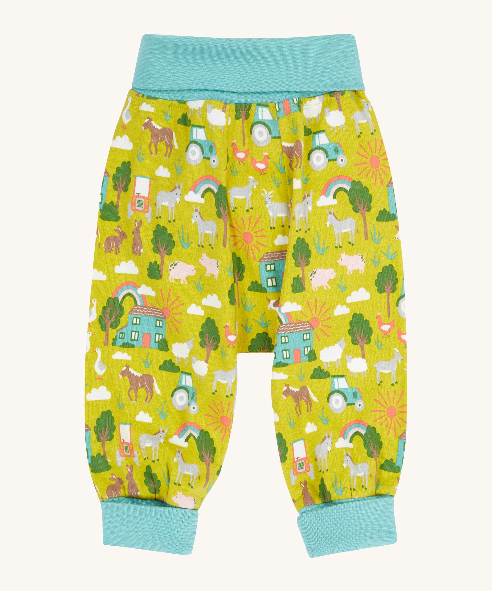 Frugi green parnsip pants farm life design