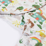 Frugi Lovely Babygrow - Farm Life