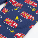 Frugi Snuggle Crawlers - Fire Engine