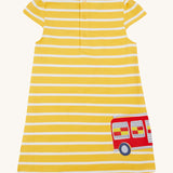 Frugi Layla Wrap Around Dress - Fire Engine